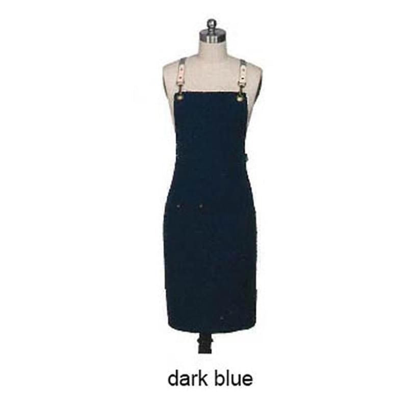 100% Cotton Canvas Kitchen Aprons w/ Detachable cross straps