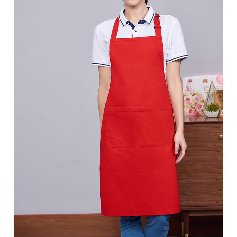 12 oz. 100% Cotton Waterproof Kitchen Apron w/ 2 Pockets
