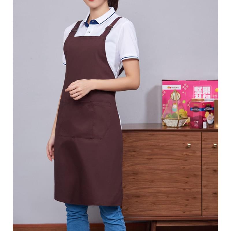 12 oz. 100% Cotton Waterproof Kitchen Apron w/ Back support