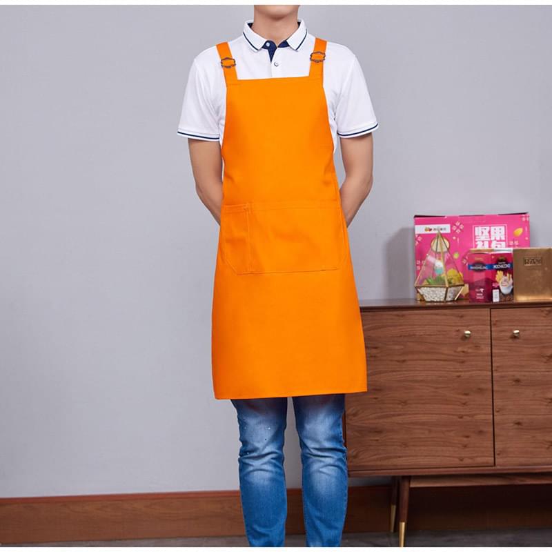 12 oz. 100% Cotton Waterproof Kitchen Apron w/ Back support