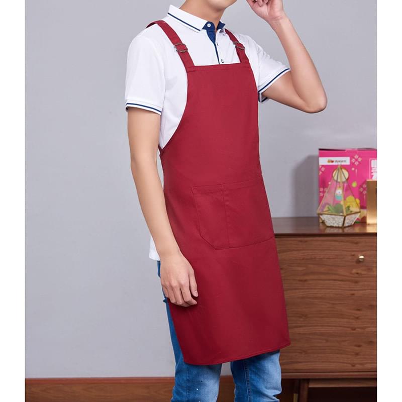 12 oz. 100% Cotton Waterproof Kitchen Apron w/ Back support