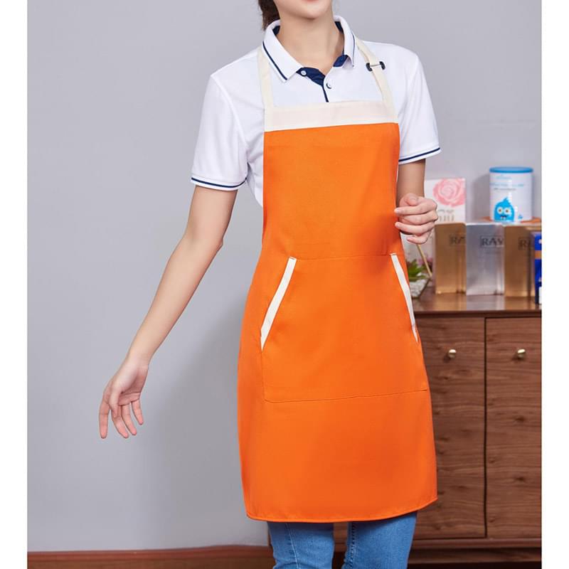 12 oz. Woven knitted Two-tone Kitchen Aprons w/ 2 Pockets