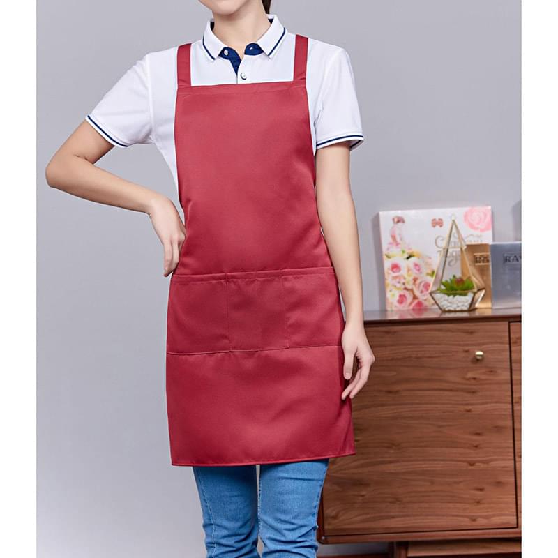 12 oz Woven knitted Kitchen Apron w/ Back support & 2 pocket