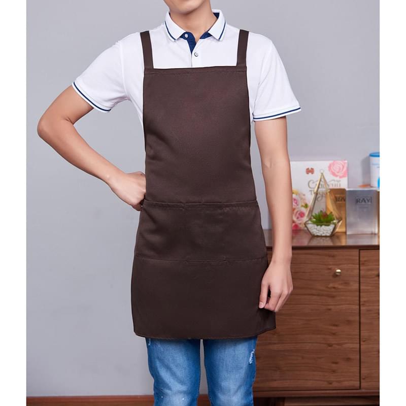 12 oz Woven knitted Kitchen Apron w/ Back support & 2 pocket