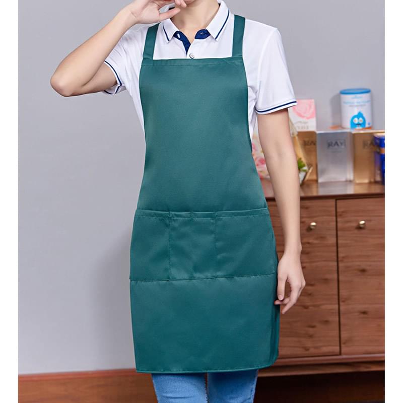 12 oz Woven knitted Kitchen Apron w/ Back support & 2 pocket