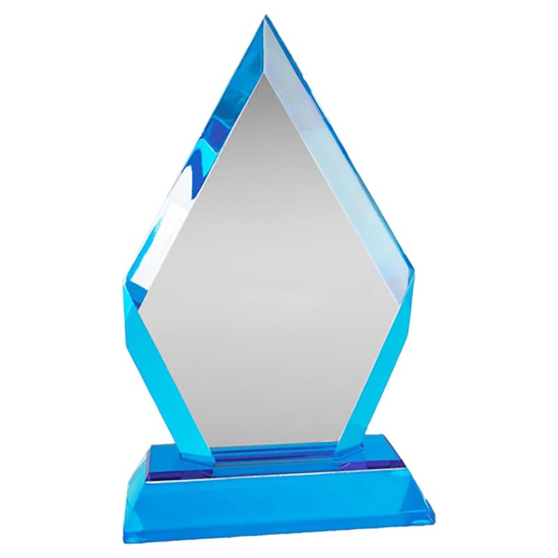 7" Prismatic Frosted Base Diamond Award