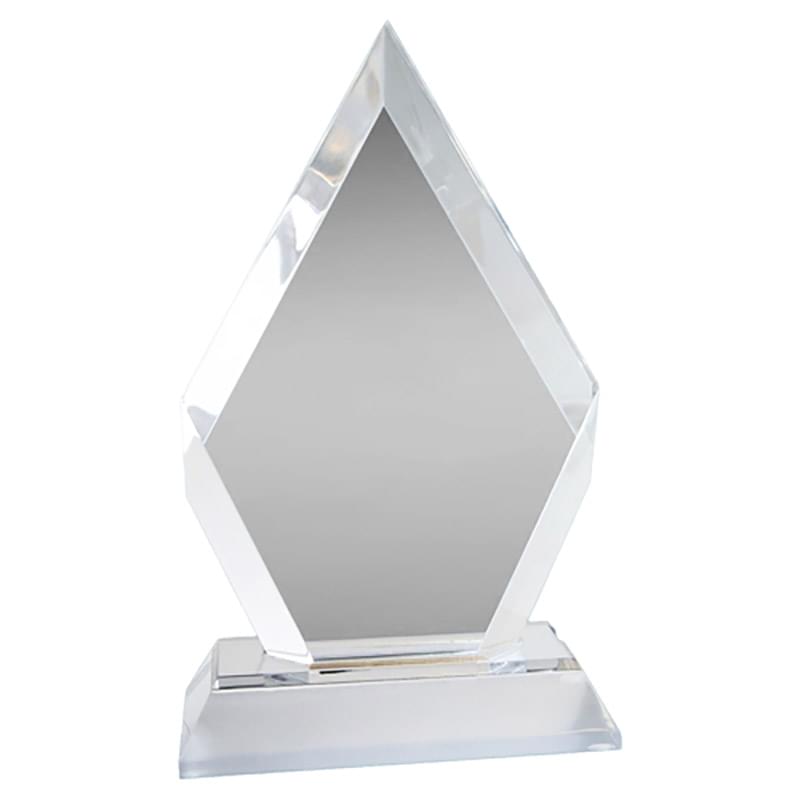 7" Prismatic Frosted Base Diamond Award