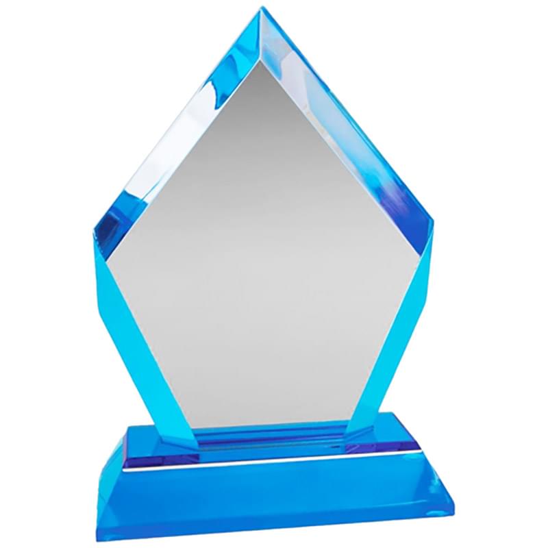 6" Prismatic Frosted Base Diamond Award