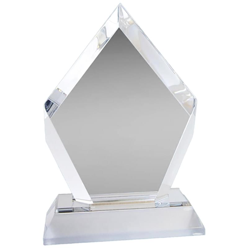 6" Prismatic Frosted Base Diamond Award