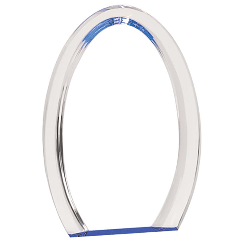7" Radiant Halo Oval Acrylic Award