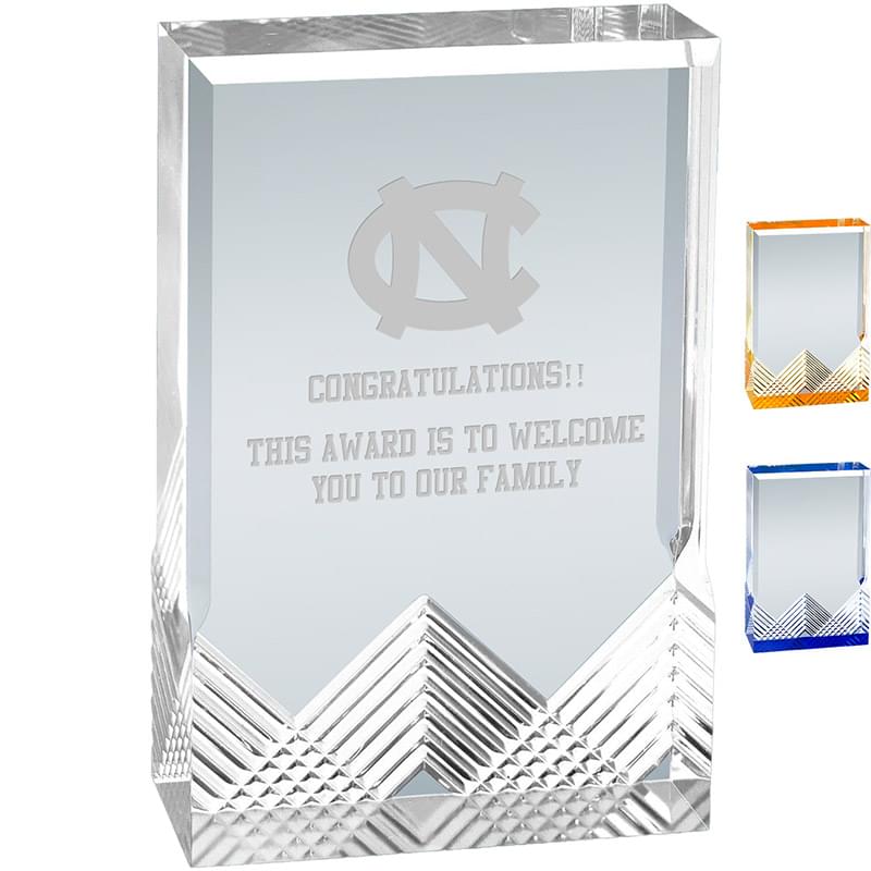 3.5" x 5" Gilded Apex Mirage Acrylic Award