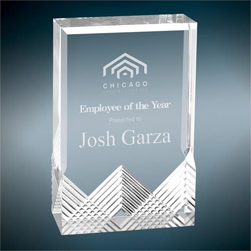 3.5" x 5" Gilded Apex Mirage Acrylic Award