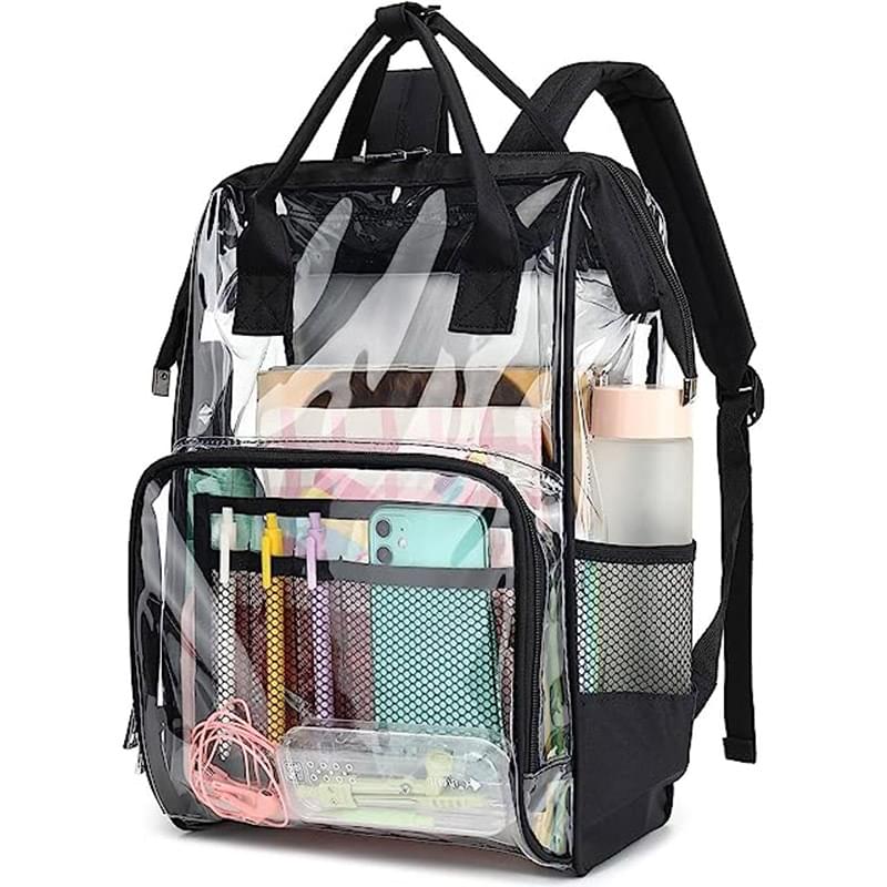 Premium Heavy Duty Clear PVC Transparent Backpack