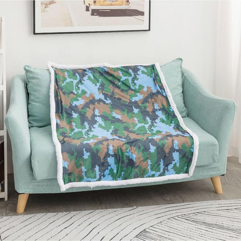 30x40 Velvet Plush Crystal Throw Sublimation Sherpa Blanket