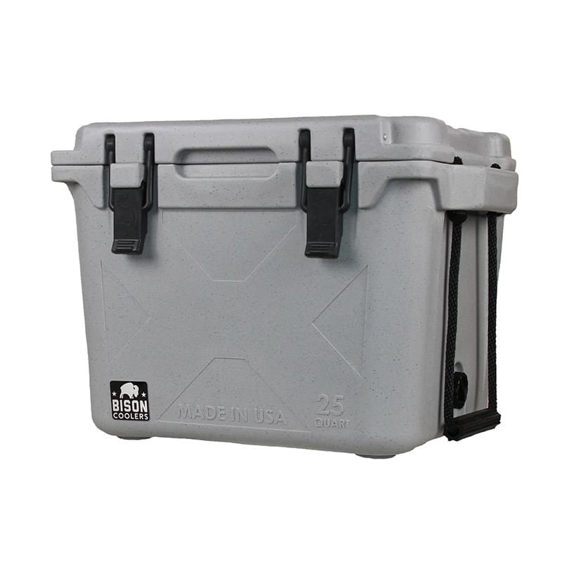 25 QT Bison® USA-Made Hard Cooler Ice Chest (20.5" x 17.625" x 15")