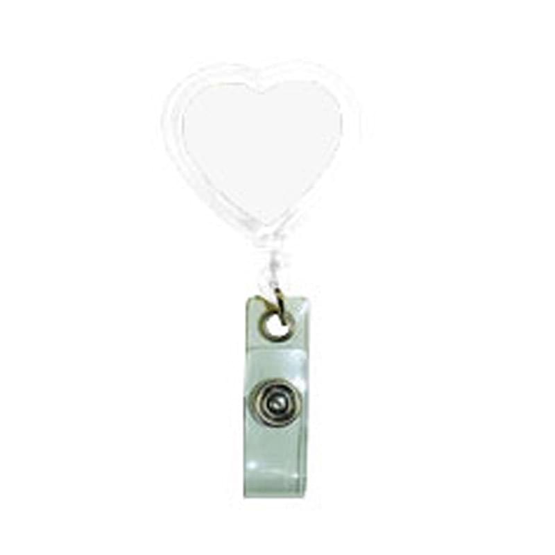 Star Shaped Retractable Badge Reel w/ Belt Clip backing