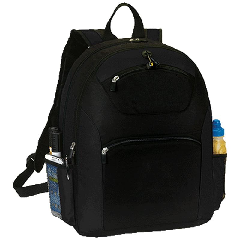 Premium TravelPro Multi-Compartment Laptop Backpack w/ Earphone Outlet (13" x 17" x 5")