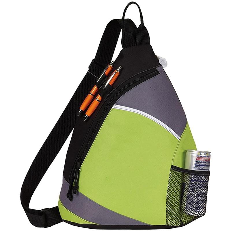 Premium Frosted Sling Crossbody Backpack (12" x 16" x 4")