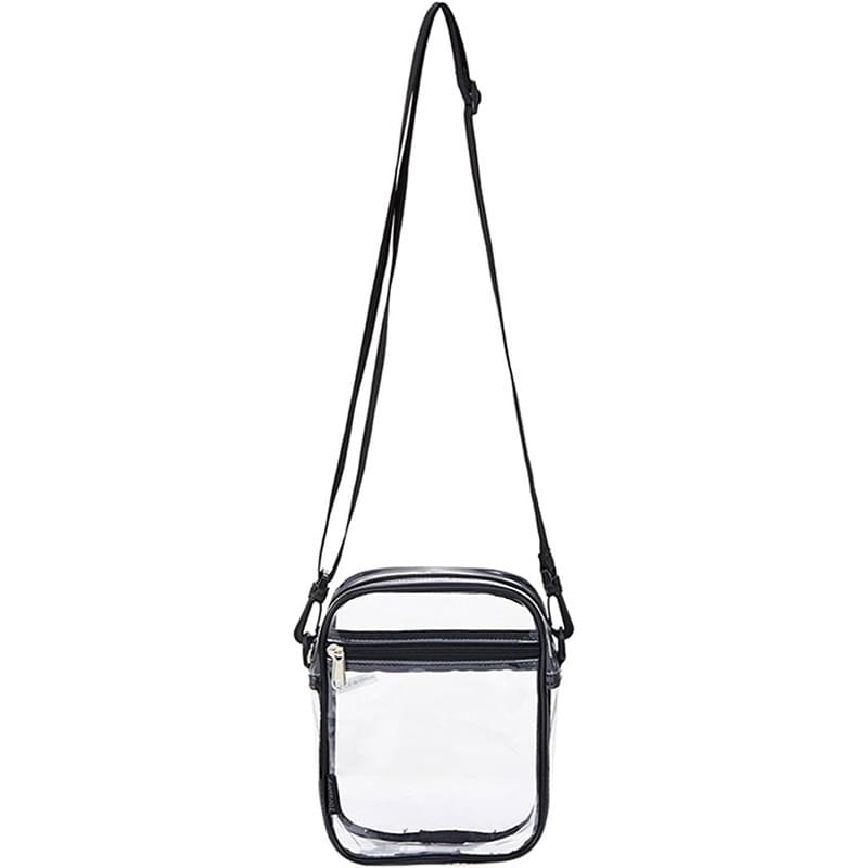 Clear Purse Stadium Approved Crossbody Bag with Adjustable Shoulder Strap