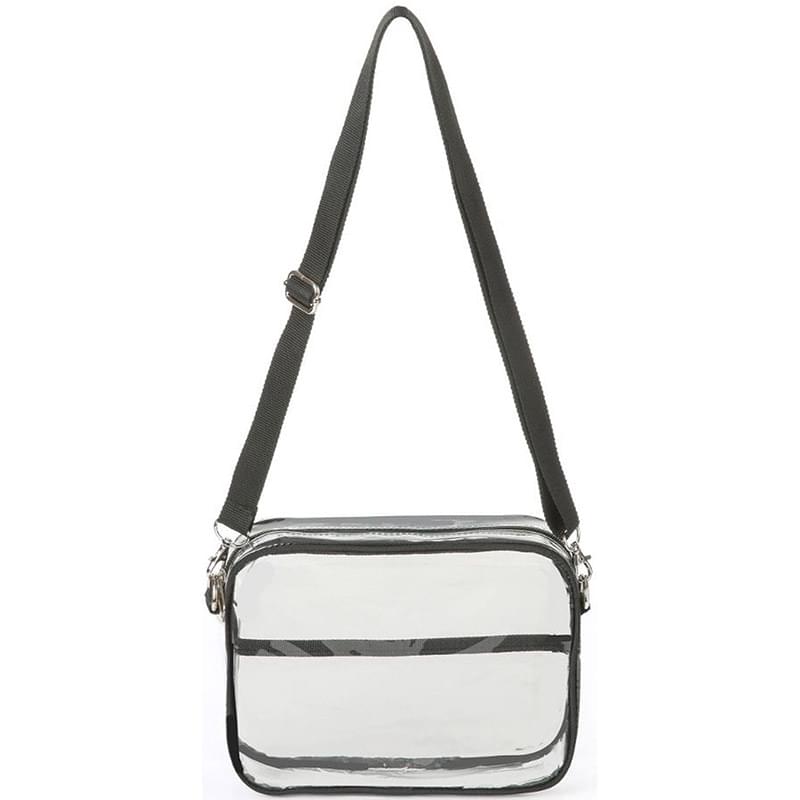 Clear PVC Transparent Crossbody Shoulder Messenger Bag