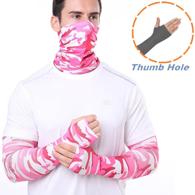 COMBO - Arm sleeves & Neck Gaiter w/ Full Bleed Sublimation