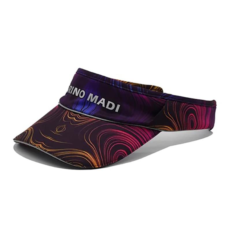 Sublimation Poly Twill Sun Visor W/ Sandwich Bill, Hook & Loop Closure