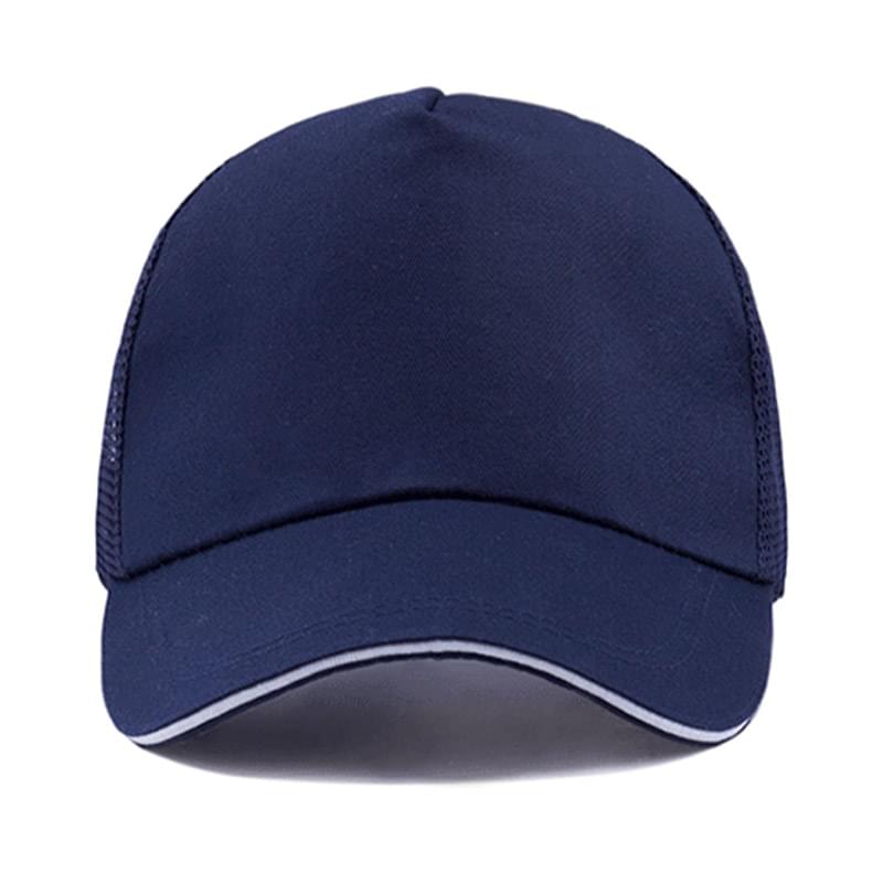 80/20 Cotton/Polyester Trucker Caps w/ Mesh & Sandwich visor