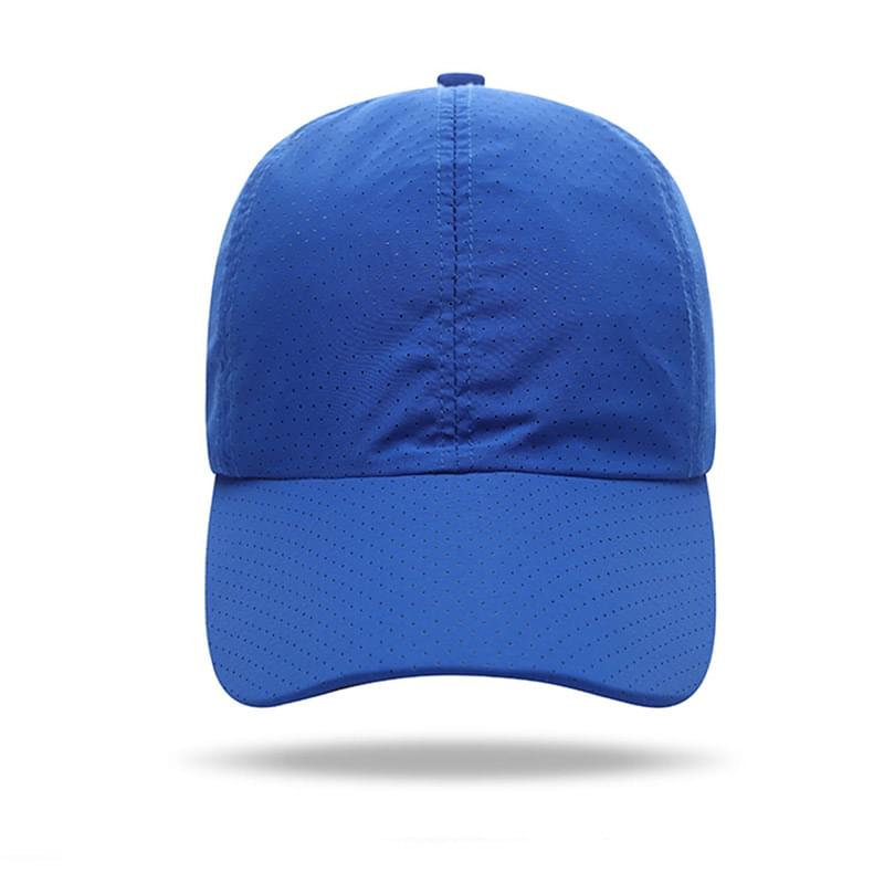 100% Polyester Quick Drying 6 Panel Baseball Caps w/ Buckle