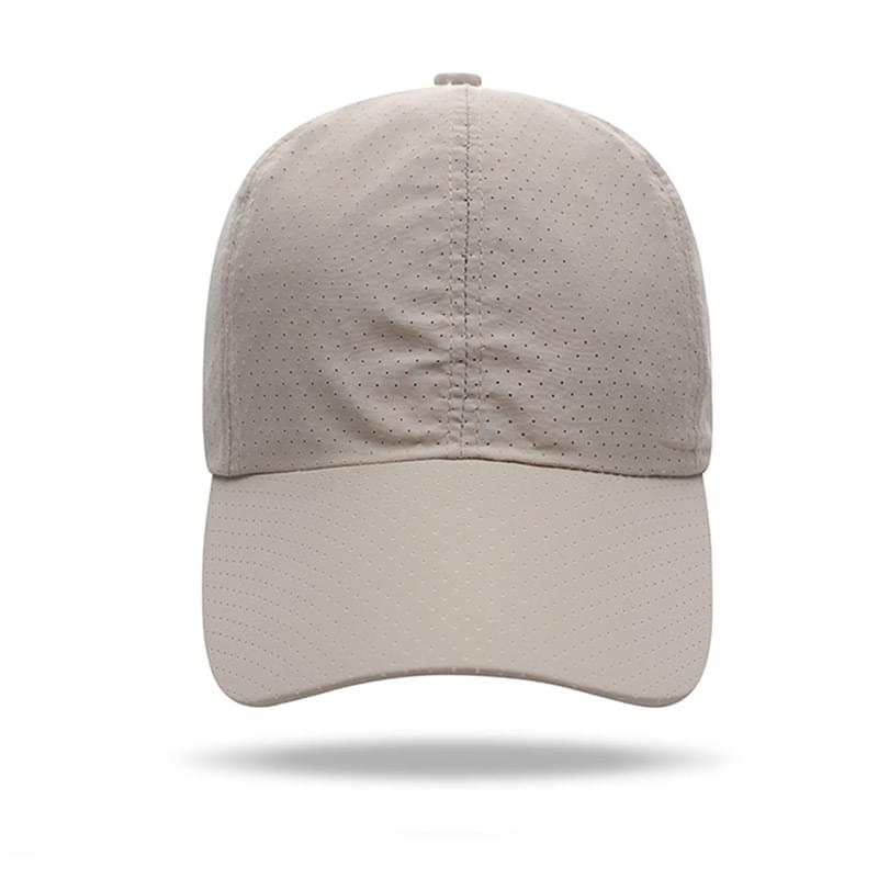 100% Polyester Quick Drying 6 Panel Baseball Caps w/ Buckle