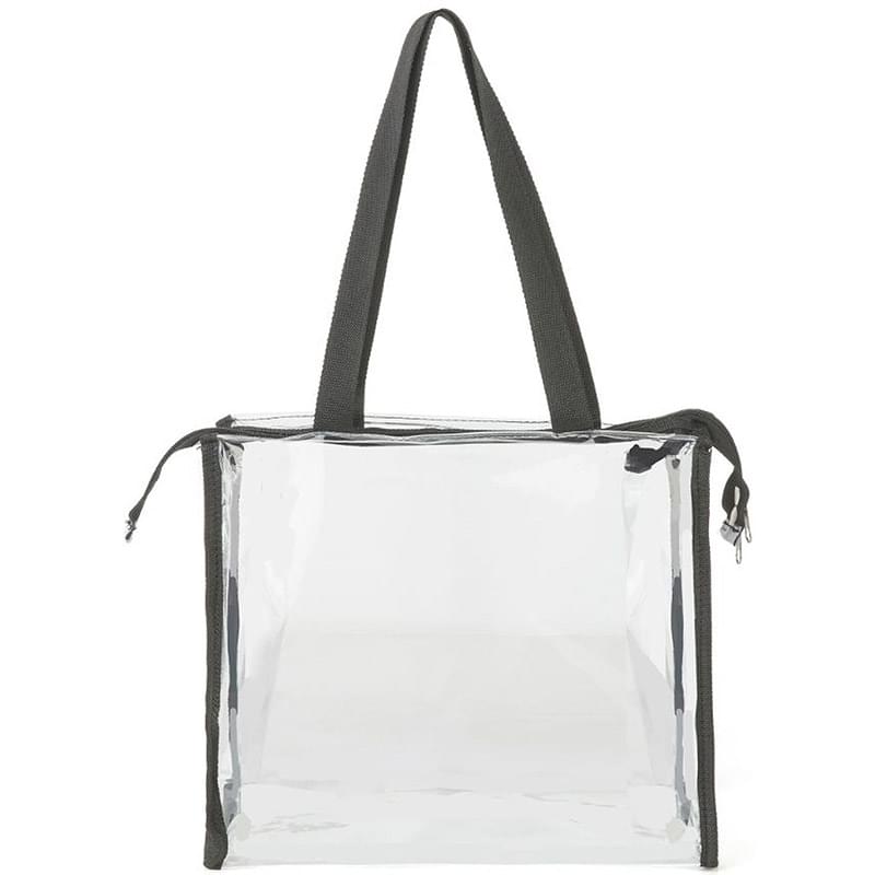 Clear PVC Transparent Zipper Tote Bag