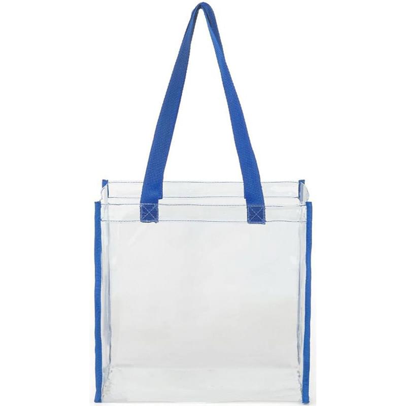Clear PVC Transparent Stadium Approved Tote Bag