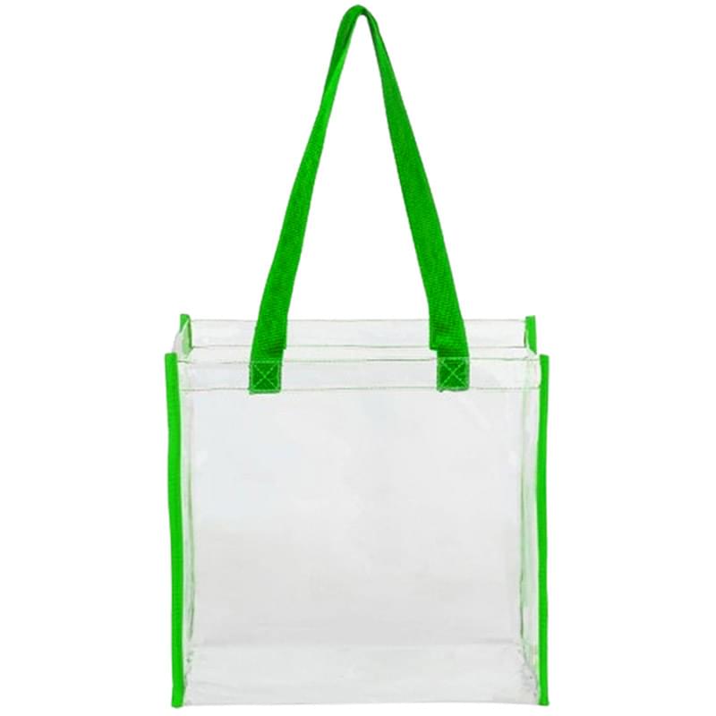 Clear PVC Transparent Stadium Approved Tote Bag