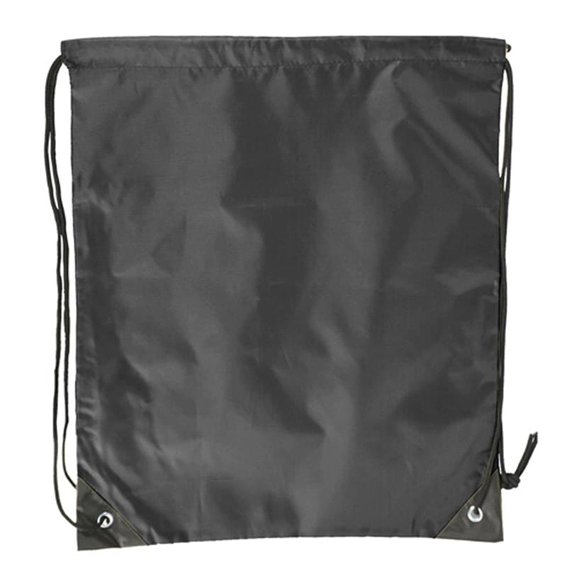 Premium 210D Poly Drawstring Cinch Up Backpack w/ Reinforced Edge (14" x 17")