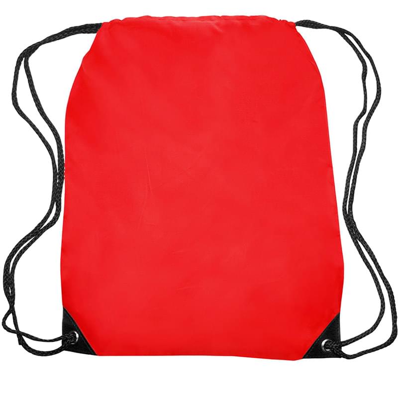 Quick Ship Drawstring Backpack with Reinforced Corners