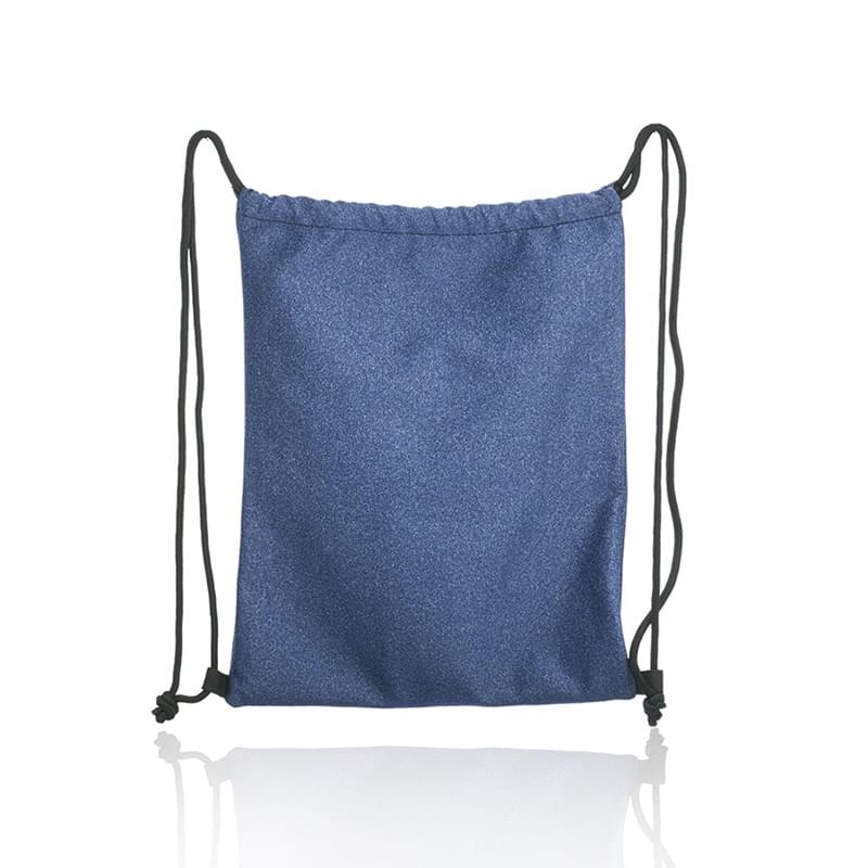 Jersey Drawstring Bag Front Pocket Sports Backpacks
