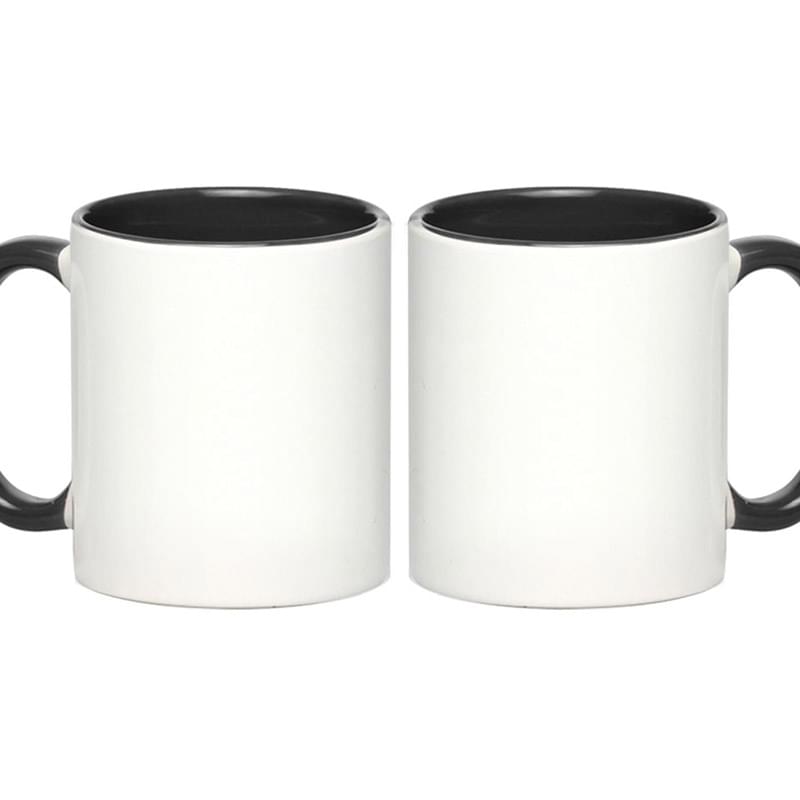 Two-Tone Full Color Coffee Mug 11 oz. Sublimated Mugs