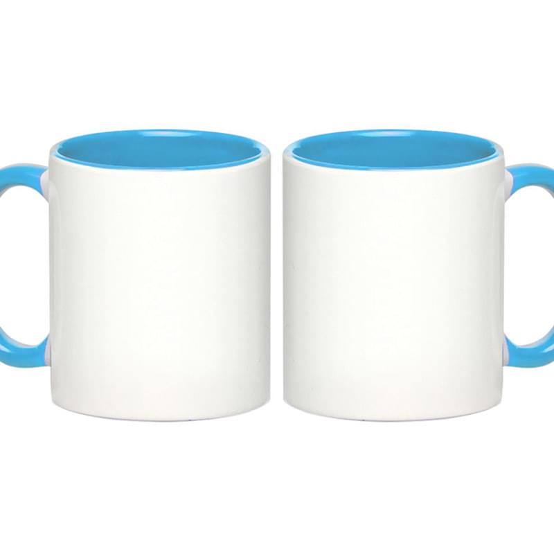 Two-Tone Full Color Coffee Mug 11 oz. Sublimated Mugs