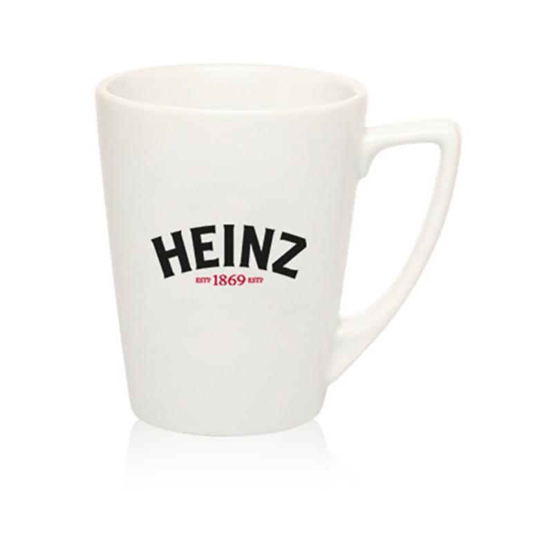 10oz. Latte Porcelain Mugs w/ Custom Imprint