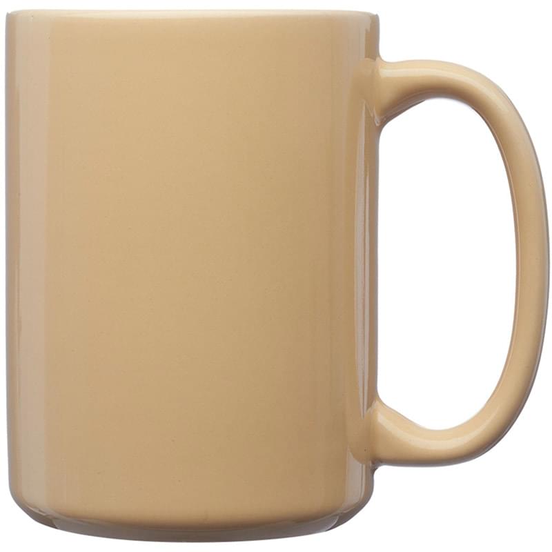 15 oz Large Coffee Mug w/Custom Imprint Classic Ceramic Mugs