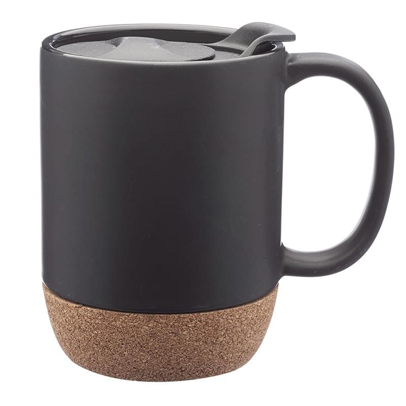 Classic Barista Coffee Mug 13 Oz. Cork Bottom Ceramic Mugs