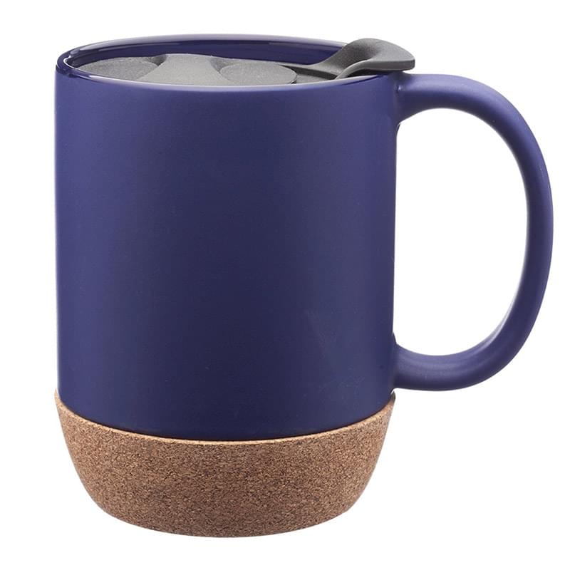 Classic Barista Coffee Mug 13 Oz. Cork Bottom Ceramic Mugs