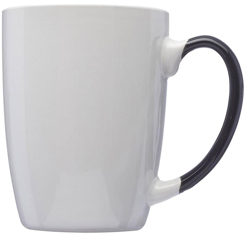 12 oz Two-Tone Coffee Mug w/ Custom Imprint Bistro Latte Mug