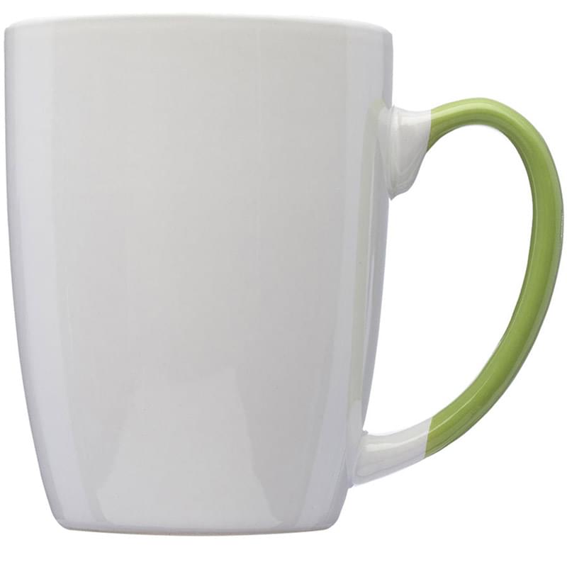 12 oz Two-Tone Coffee Mug w/ Custom Imprint Bistro Latte Mug