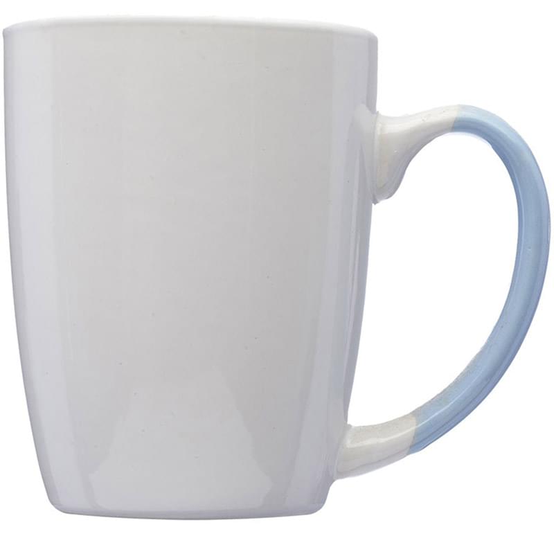 12 oz Two-Tone Coffee Mug w/ Custom Imprint Bistro Latte Mug