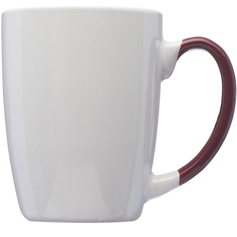 12 oz Two-Tone Coffee Mug w/ Custom Imprint Bistro Latte Mug