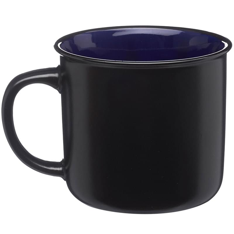 15 Oz. Ceramic Camp Fire Coffee Mug w/Custom Imprint