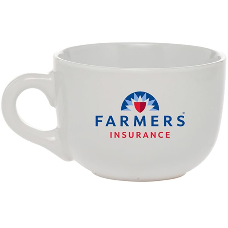18 oz. Cappuccino Custom Ceramic Mugs