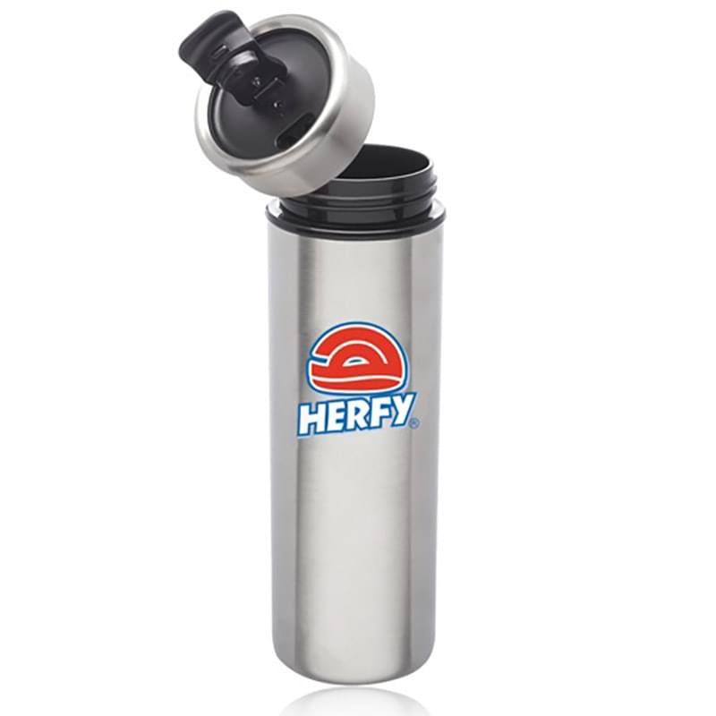 14 oz. Fritz Stainless Steel Spill Proof Travel Mugs