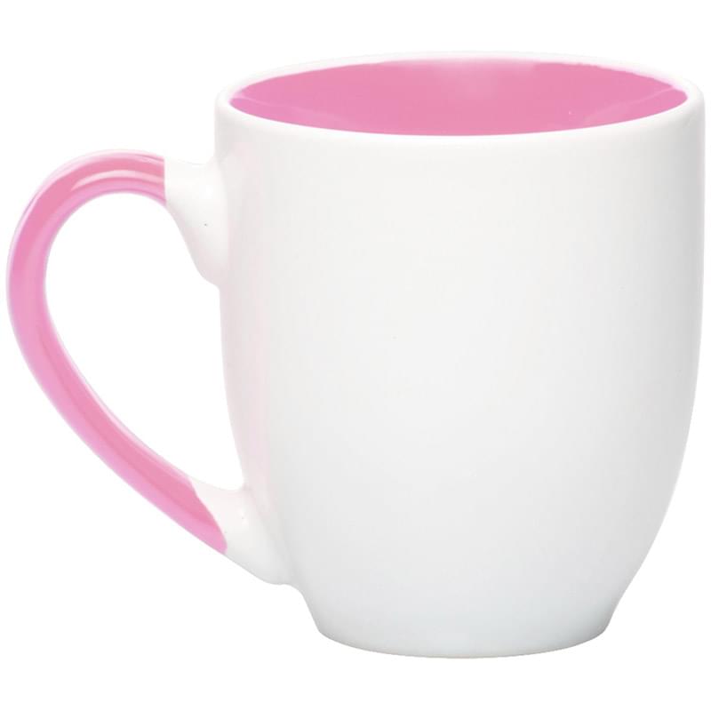 16 oz. Miami Two-Tone Bistro Custom Ceramic Mugs