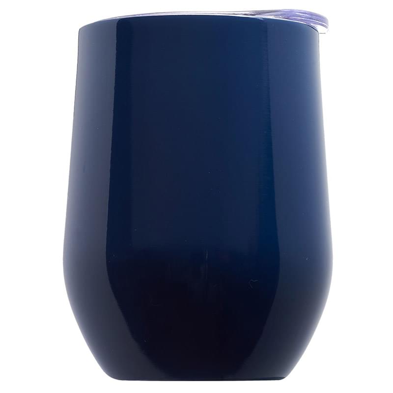 11 oz. Double Wall Largo Stemless Glass W/ Lid